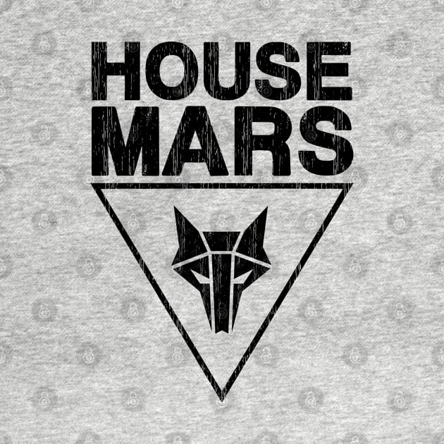 House Mars - Retro - Style by Lenny Animals Arts